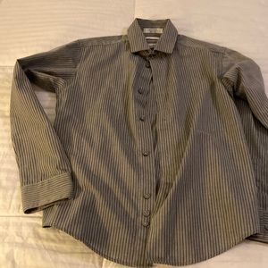 Calvin Klein boys grey shirt, slim fit size M. In great condition